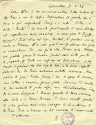 U.D. corrispondenza Caro Aldo, ti so un ammiratore delle lettere di