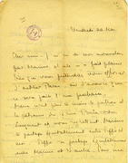 U.D. corrispondenza Cher ami - j'ai eu de vos nouvelles