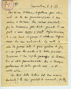 U.D. corrispondenza Carissimo Vittorio, aspettavo per scriverti