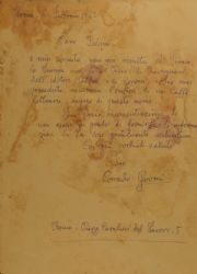 U.D. corrispondenza Caro Falqui, a mia saputa