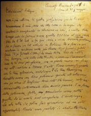 U.D. corrispondenza Carissimo Falqui, non ò più notizia di quella prefazione per De Pisis